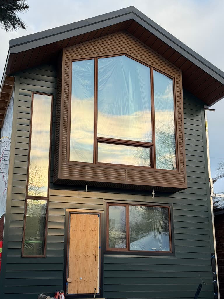 Metal siding installation — VAH Construction